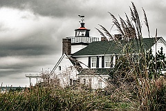 Nayatt Point Lighthouse -Gritty Look